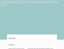Tablet Screenshot of kingsspeech.com